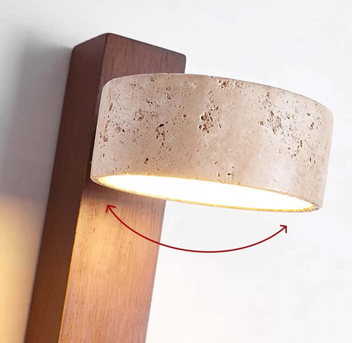 Moderne væglampe med naturligt design
