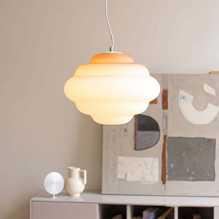 Moderne pendellampe med gradient farve