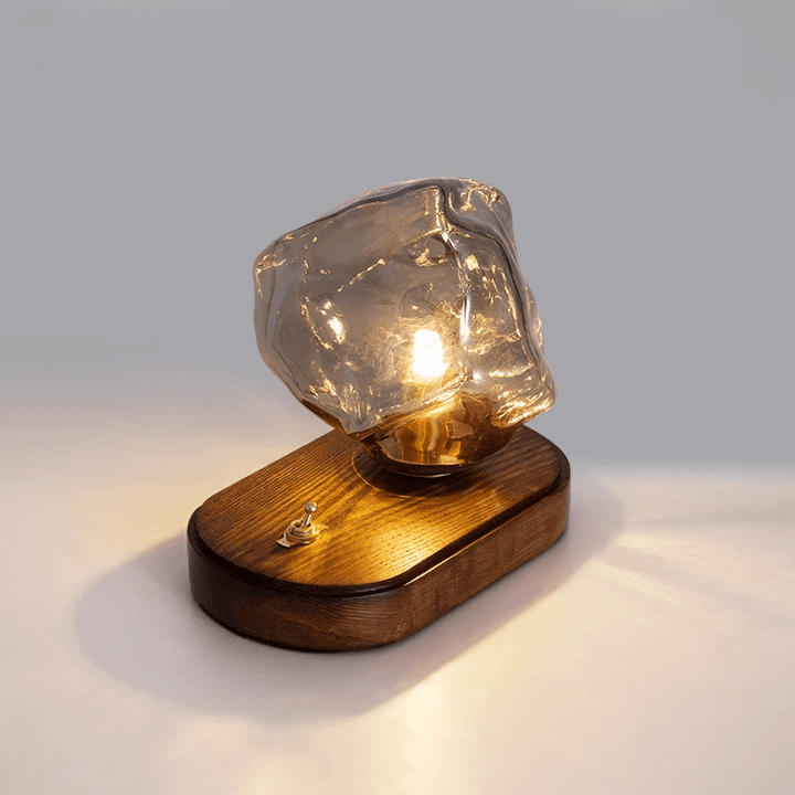 Isstensk Design Glasbordlampe - Elegant Boligdekoration