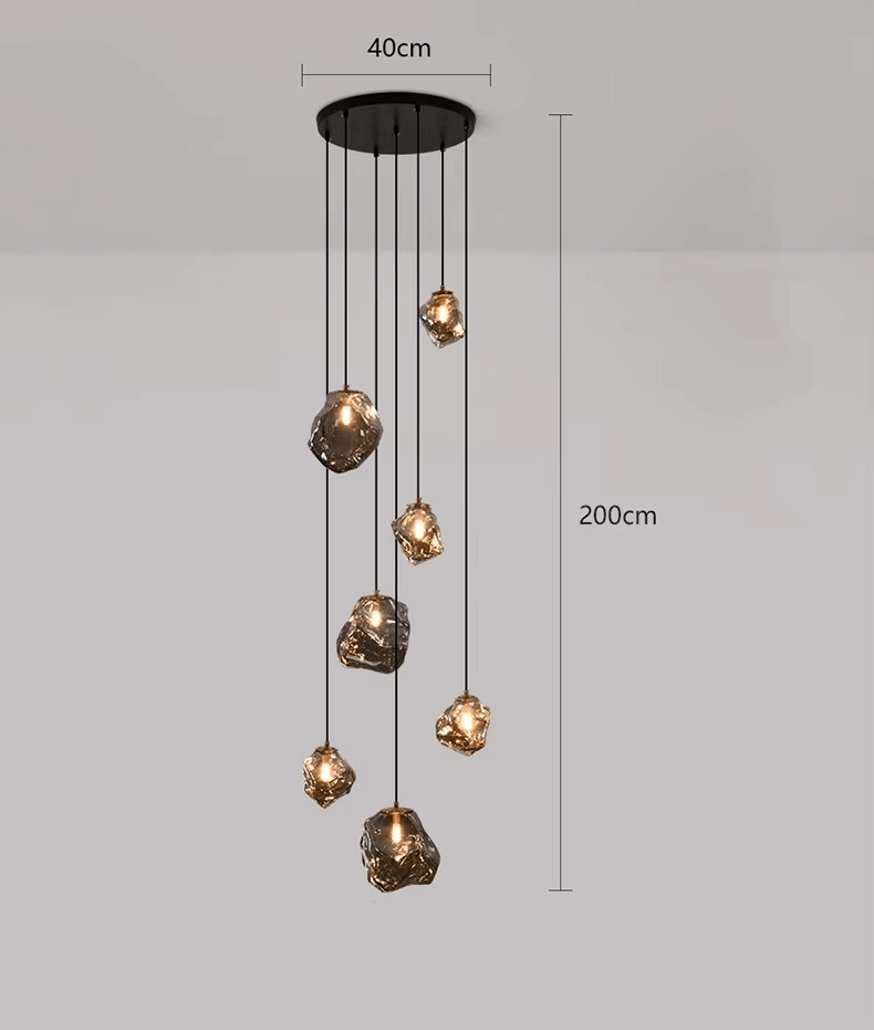 Moderne trappelys - LED-belysning