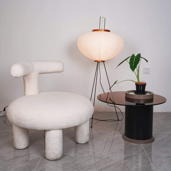 Lampadaire En Papier De Riz