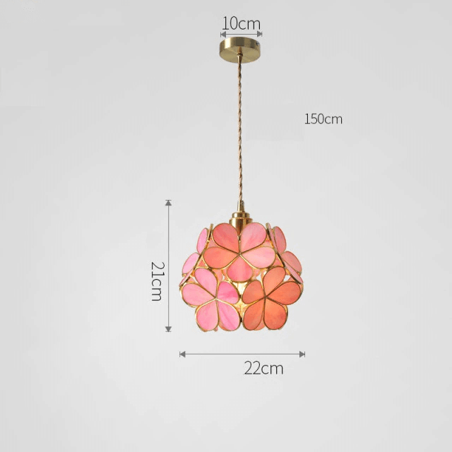 Elegant Glas Krone Pendel – Minimalistisk Indendørs Lampe
