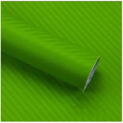 3D kulfiber bil vinyldekal med en skinnende finish giver beskyttelse og stil til bilen, nem at installere.