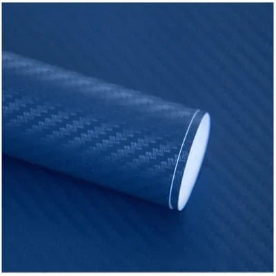 3D kulfiber bil vinyldekal med en skinnende finish giver beskyttelse og stil til bilen, nem at installere.
