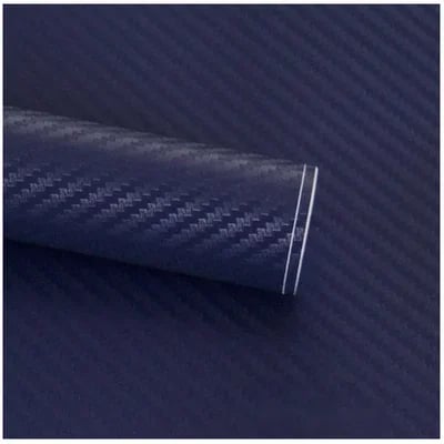 3D kulfiber bil vinyldekal med en skinnende finish giver beskyttelse og stil til bilen, nem at installere.