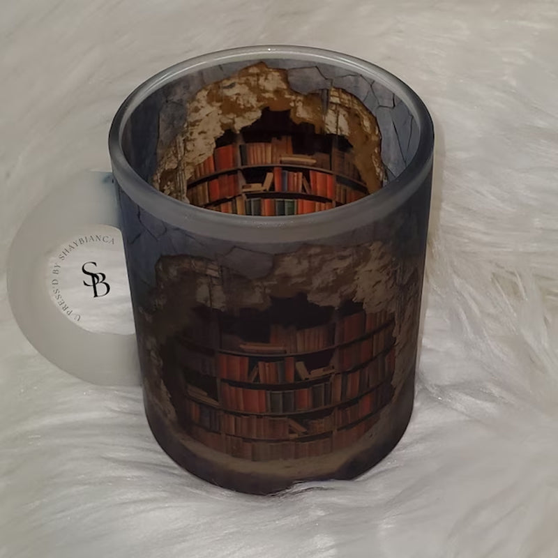 "3D kirjahylly-muki, keraaminen, kirjava kuviointi, astianpesukoneen kestävä, kirjanystävien lahja, moderni design"