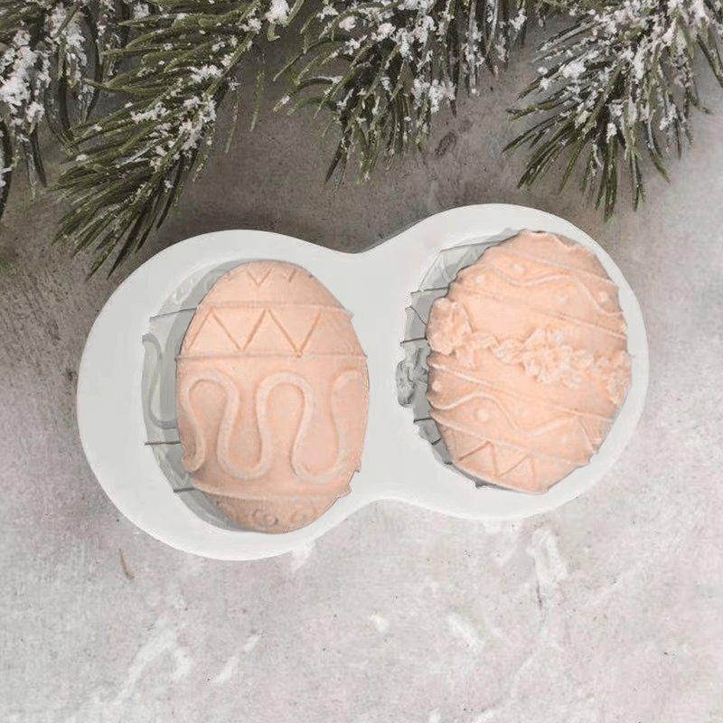3D pääsiäisleivonnaiset silikonimuotit pupun ja muna muotoja, värikäs silikonimateriaali, persoonallinen leivonta.