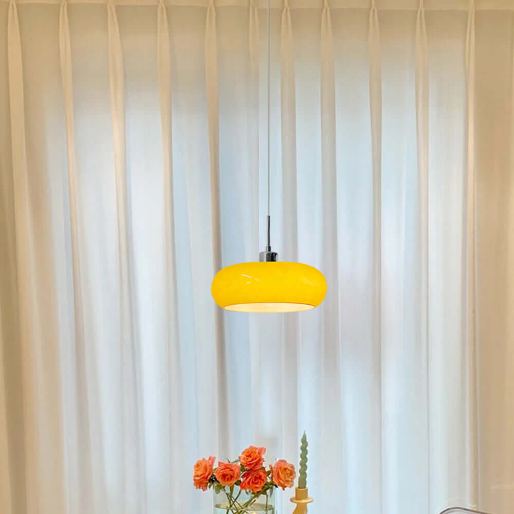 Moderne Glas krog - Belysning