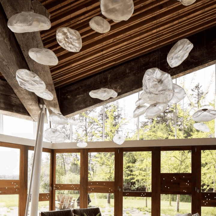 Moderne glas pendel