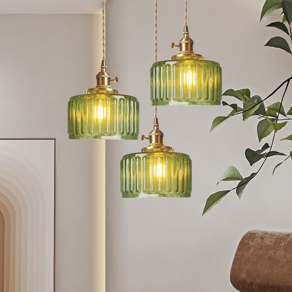 Vintage-stil glaspendel