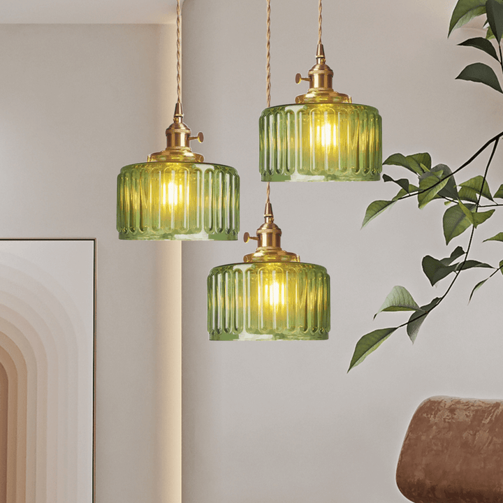 Vintage-stil glaspendel
