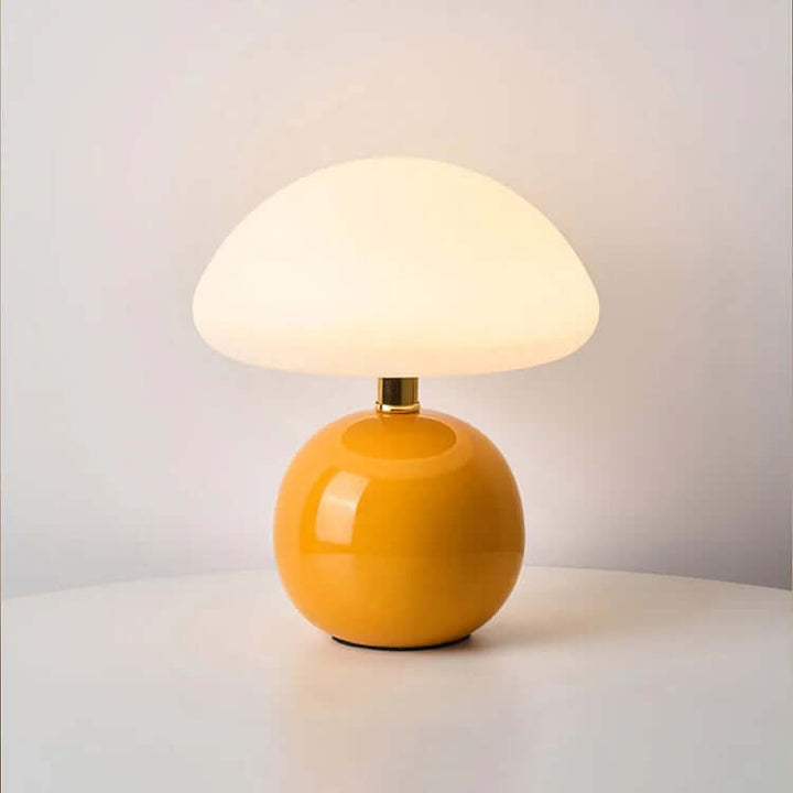 Keramisk svampe bordlampe dimensioner