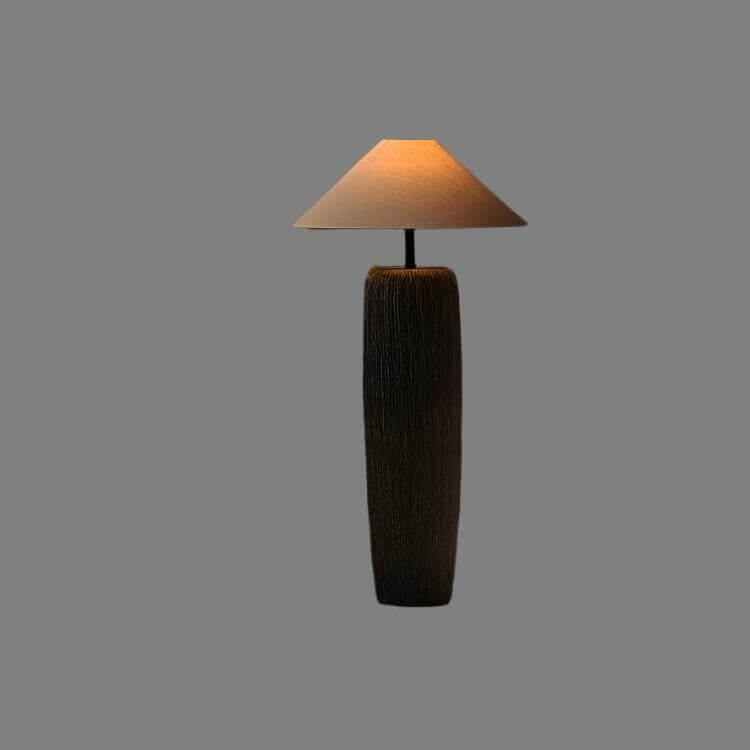 Lampadaire En Bois Vieilli