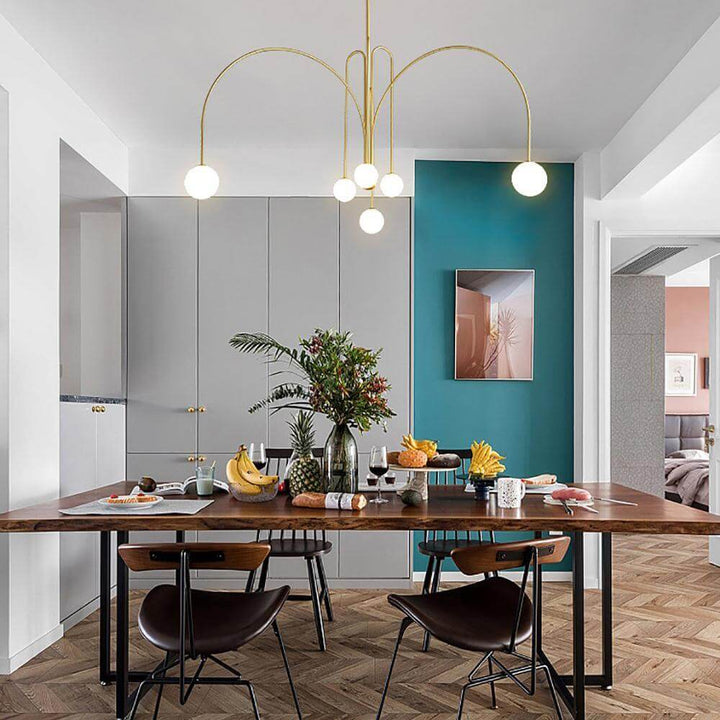 Moderne pendellampe - hængende detaljer