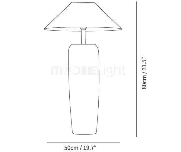 Lampadaire En Bois Vieilli