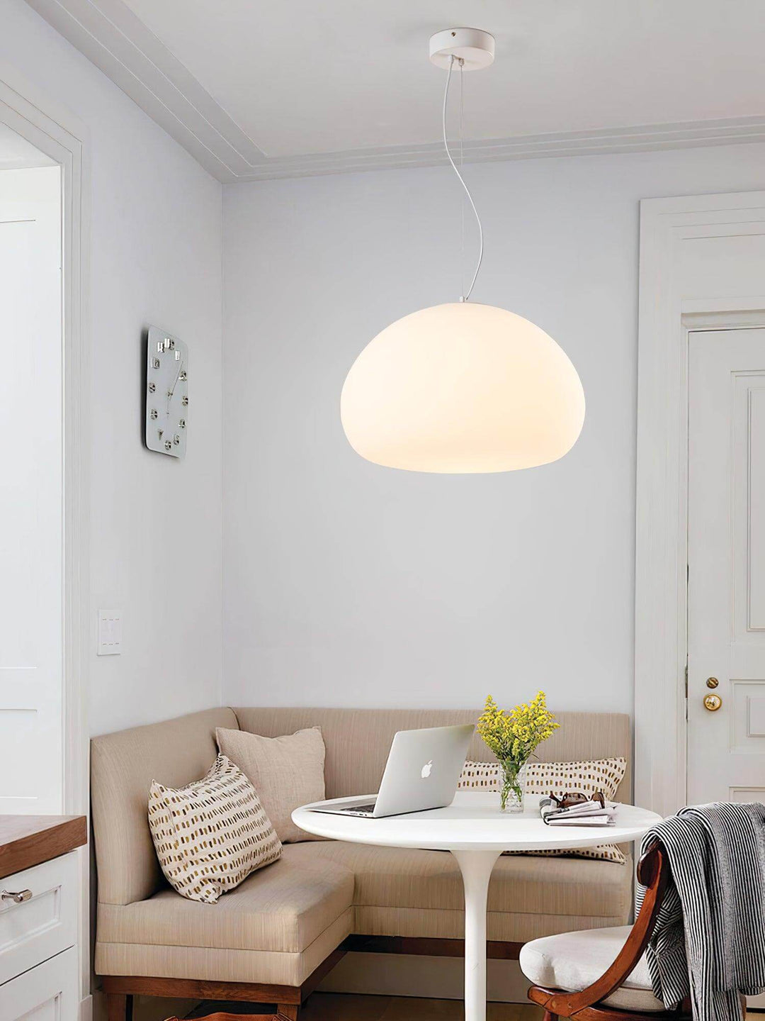 Moderne pendelampe – blødt lys