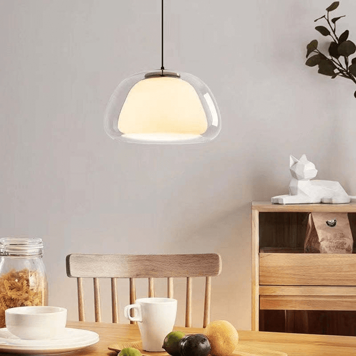 Moderne mælkeglas pendel - Stilfuld lampe til hjemmet
