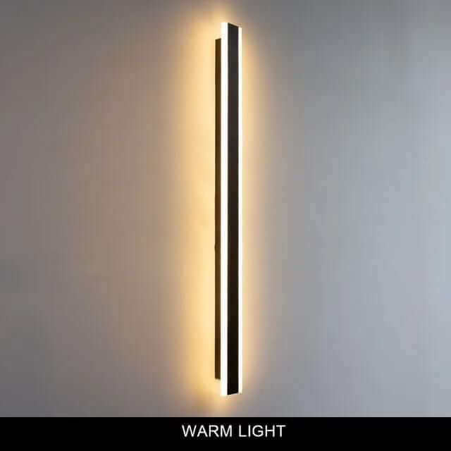 Moderne LED-væglampe - Stribet design