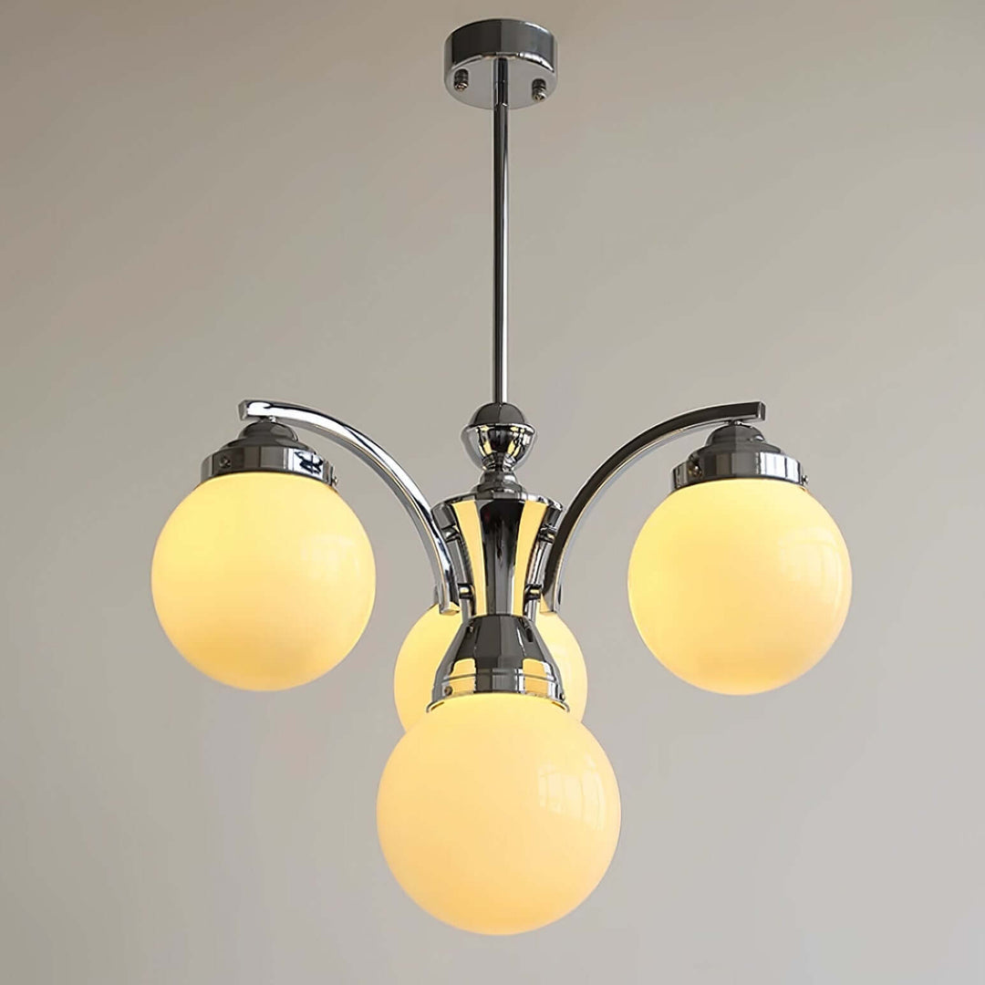 Retro Salamanca Kroonluchter Rond Glas Licht