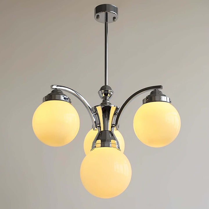 Retro Salamanca Kroonluchter Rond Glas Licht
