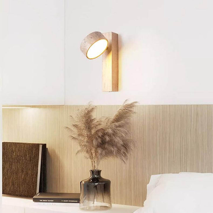 Moderne væglampe med naturligt design