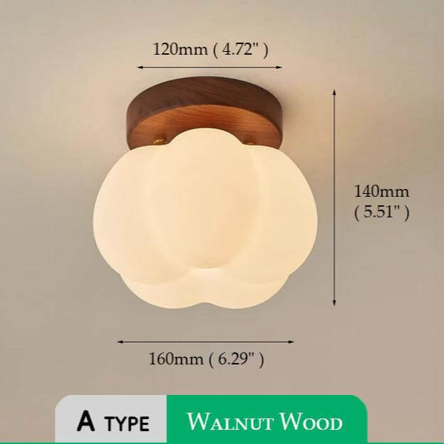 Hyggelig pæreformet loftslampe