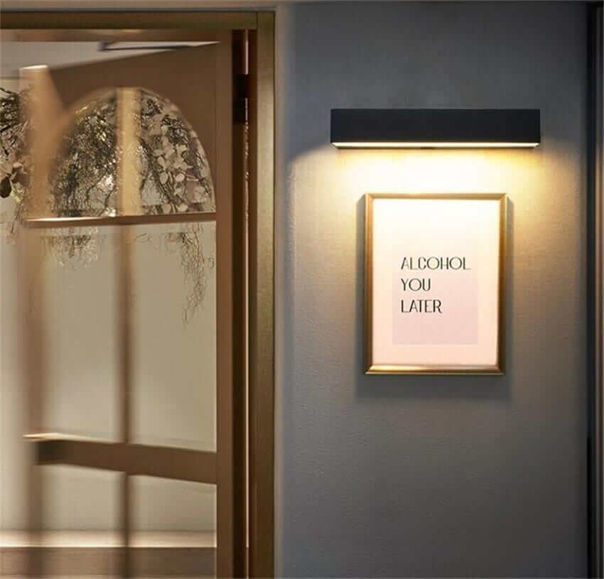 Moderne LED Væglampe til Udendørs Brug - Stilfuld og Holdbar