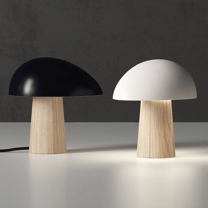 Moderne bordlampe med skandinavisk design