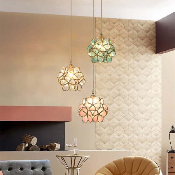 Moderne glas krone pendel – Nordisk stil