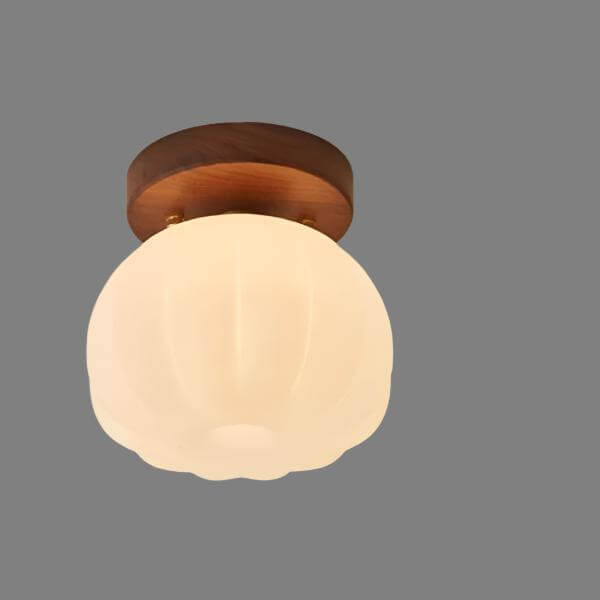 Hyggelig pæreformet loftslampe
