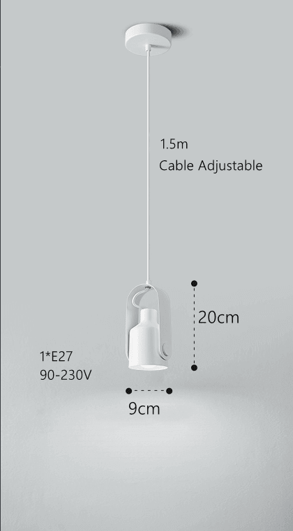 Loftlampe Nordic | Træ & Metal