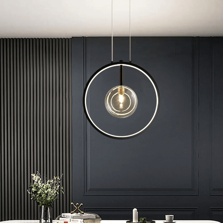 Moderne Glas-LED Hængelampe