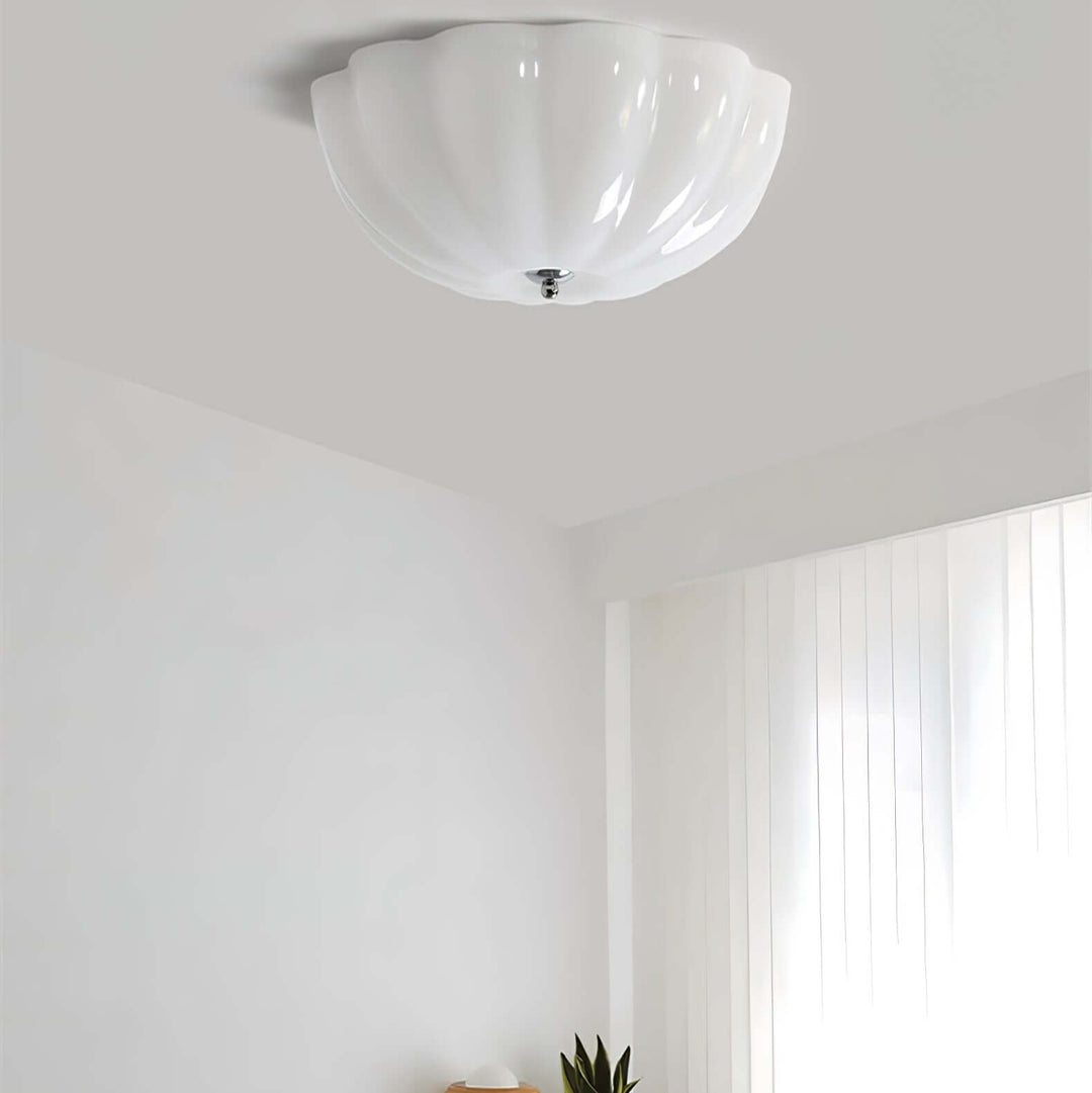 Moderne Opal Glas Loftlampe - Blødt og Diffust Lys