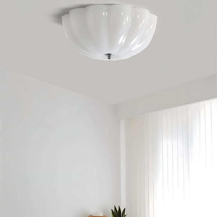 Moderne Opal Glas Loftlampe - Blødt og Diffust Lys
