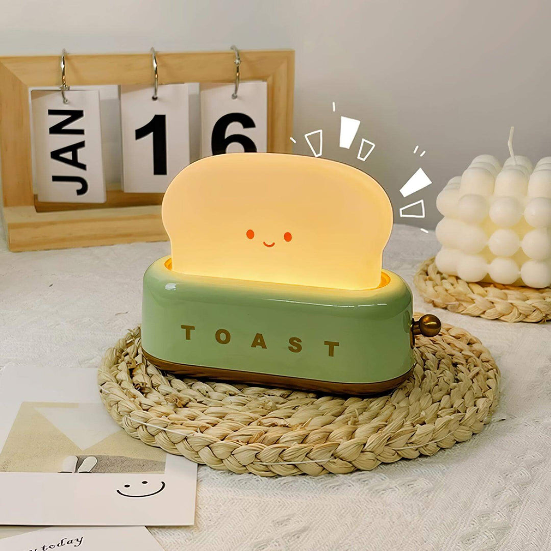 Bordlampe Toast-design (integreret batteri)