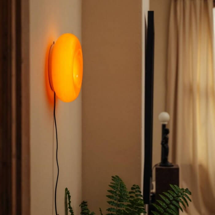 Bauhaus donut væg- og bordlampe