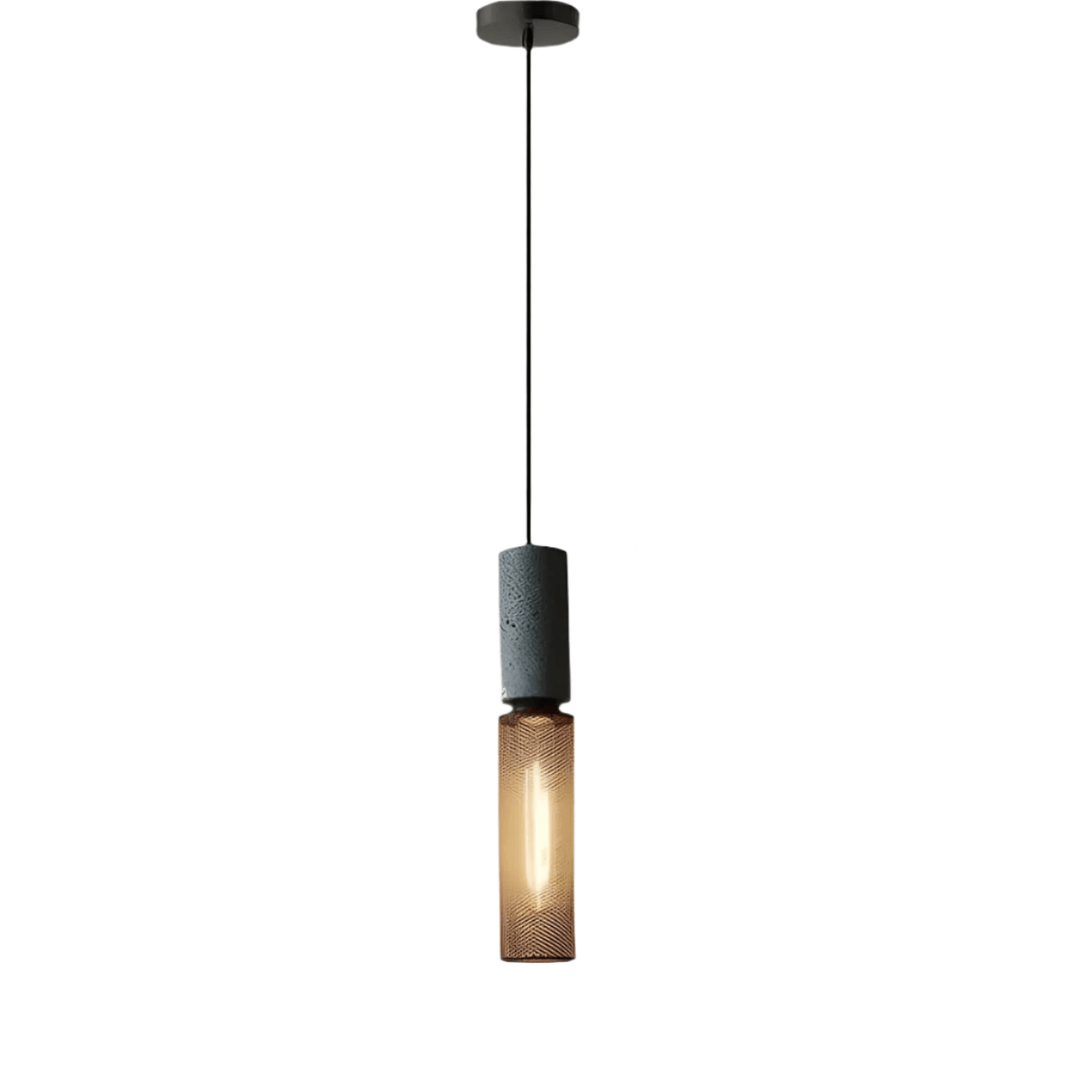 Moderne loft pendellampe - Beton & metal design