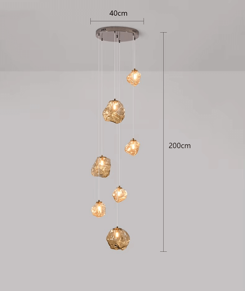 Moderne trappelys - LED-belysning