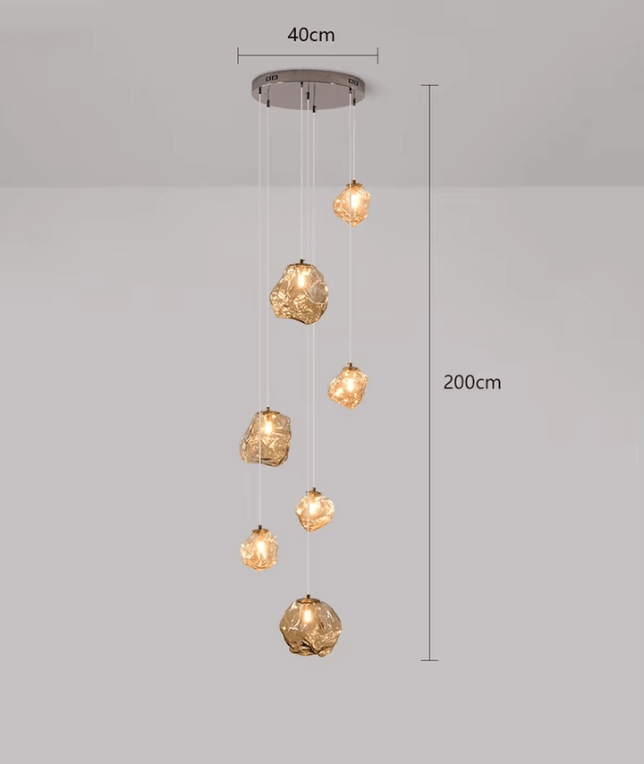 Moderne trappelys - LED-belysning