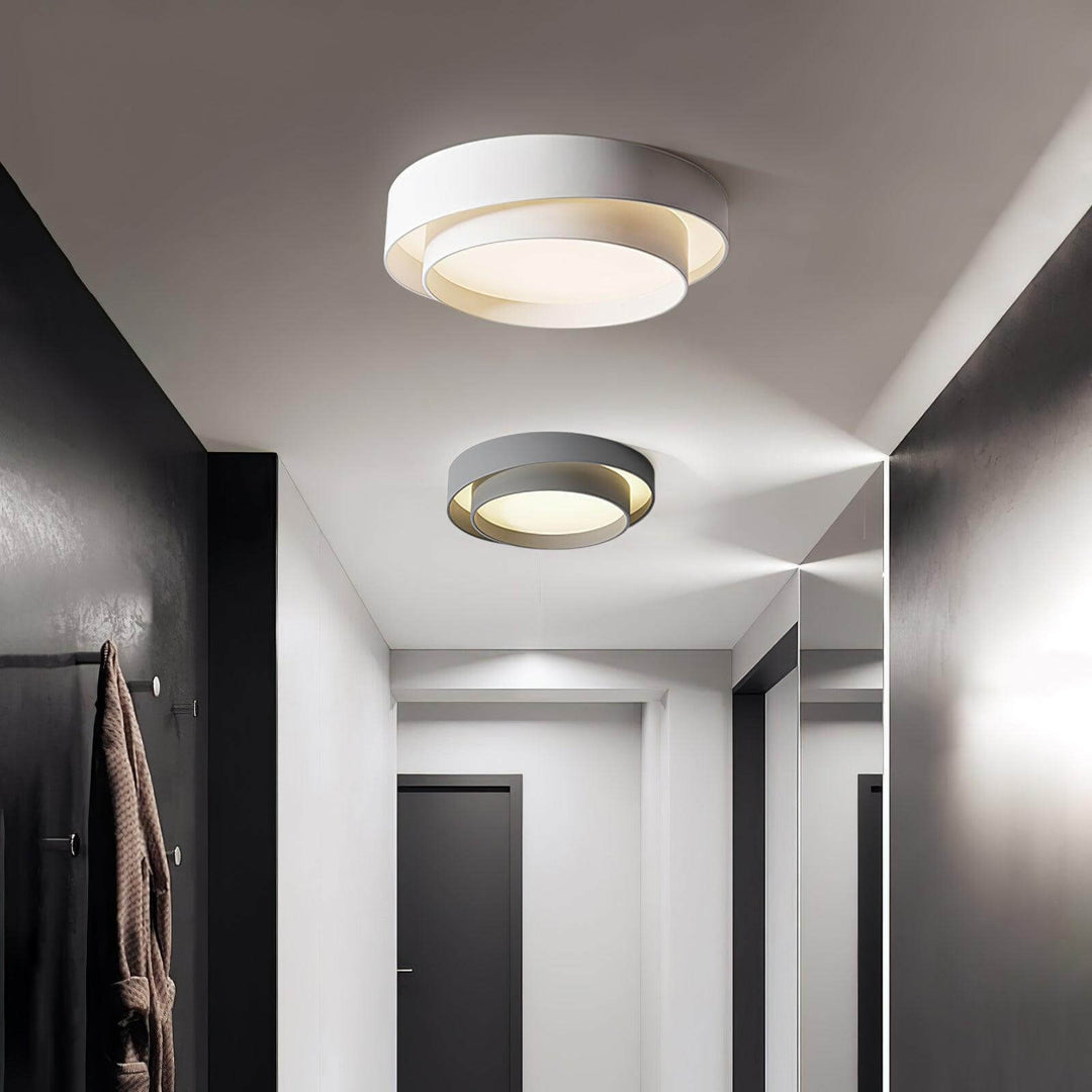 Moderne LED loftslampe i soveværelset
