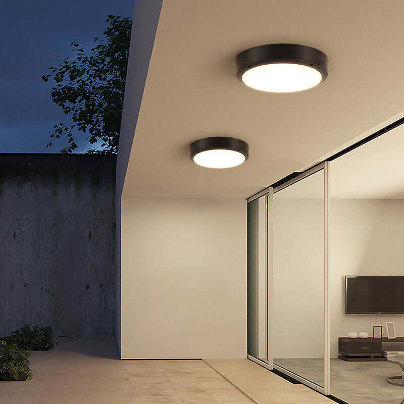 Udendørs LED-loftslampe, vandtæt aluminium