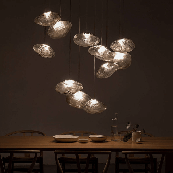 Moderne glas pendel