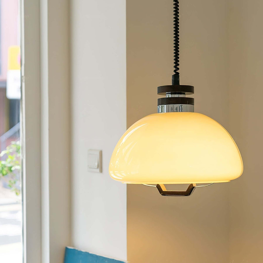 Moderne pendellampe i beige