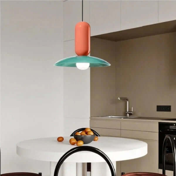Macaron Frisbee Pendel Lampe