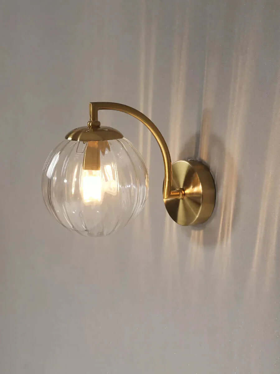 Elegant LED glasvæglampe – stilfuld indendørs belysning