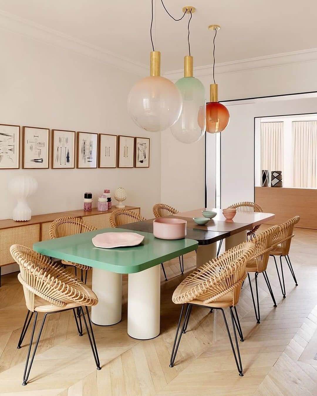 Moderne pendellampe