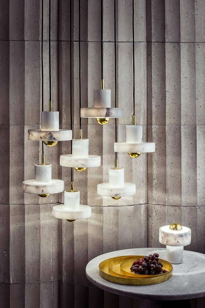 Marmoreret Aura Pendel Lampe