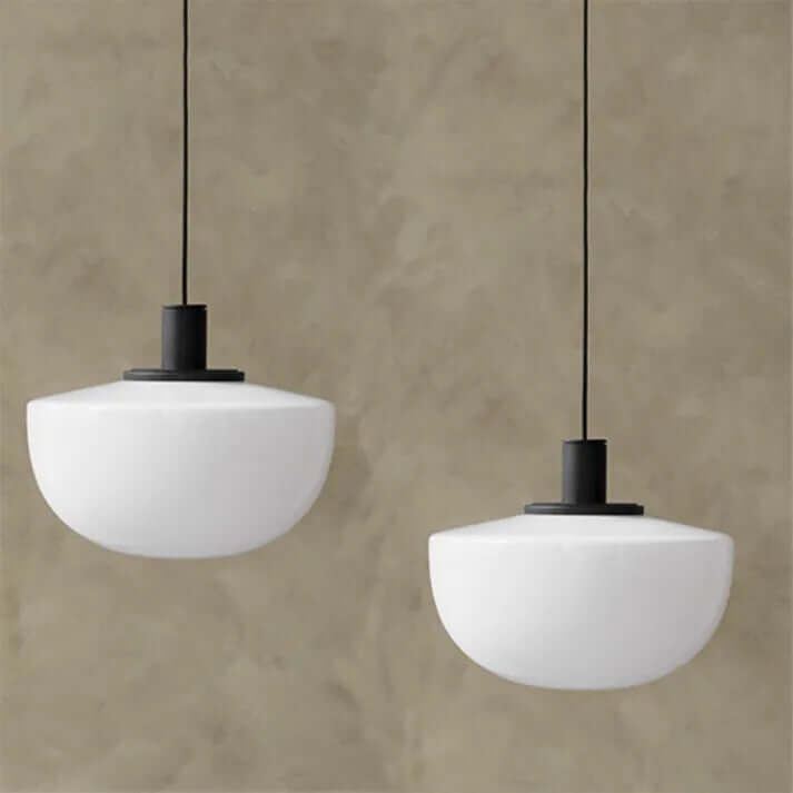 Moderne glas pendellampe