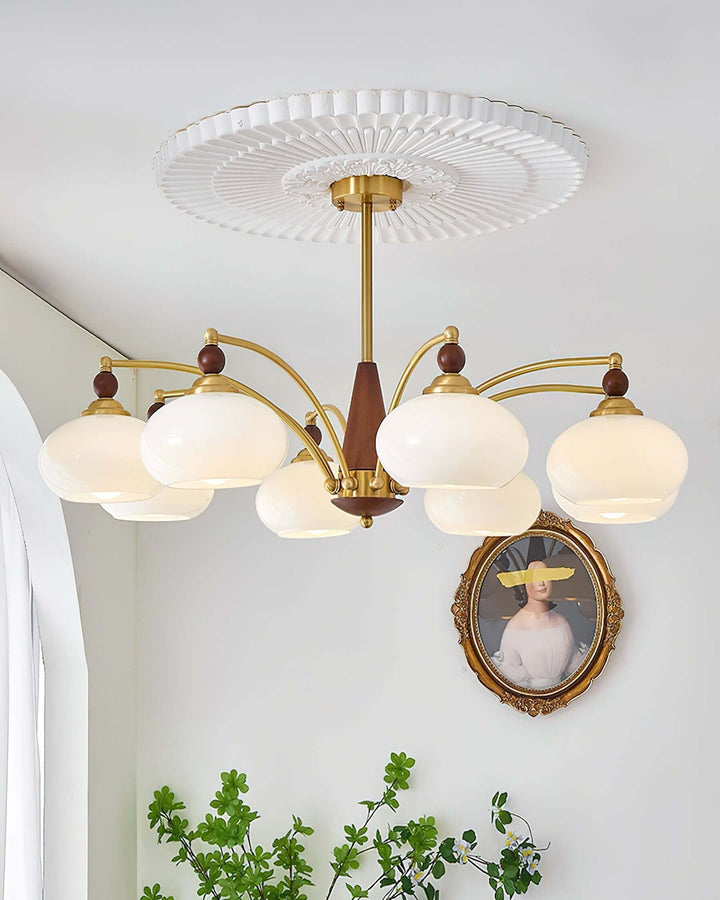Retro loftlampe, varme og elegance