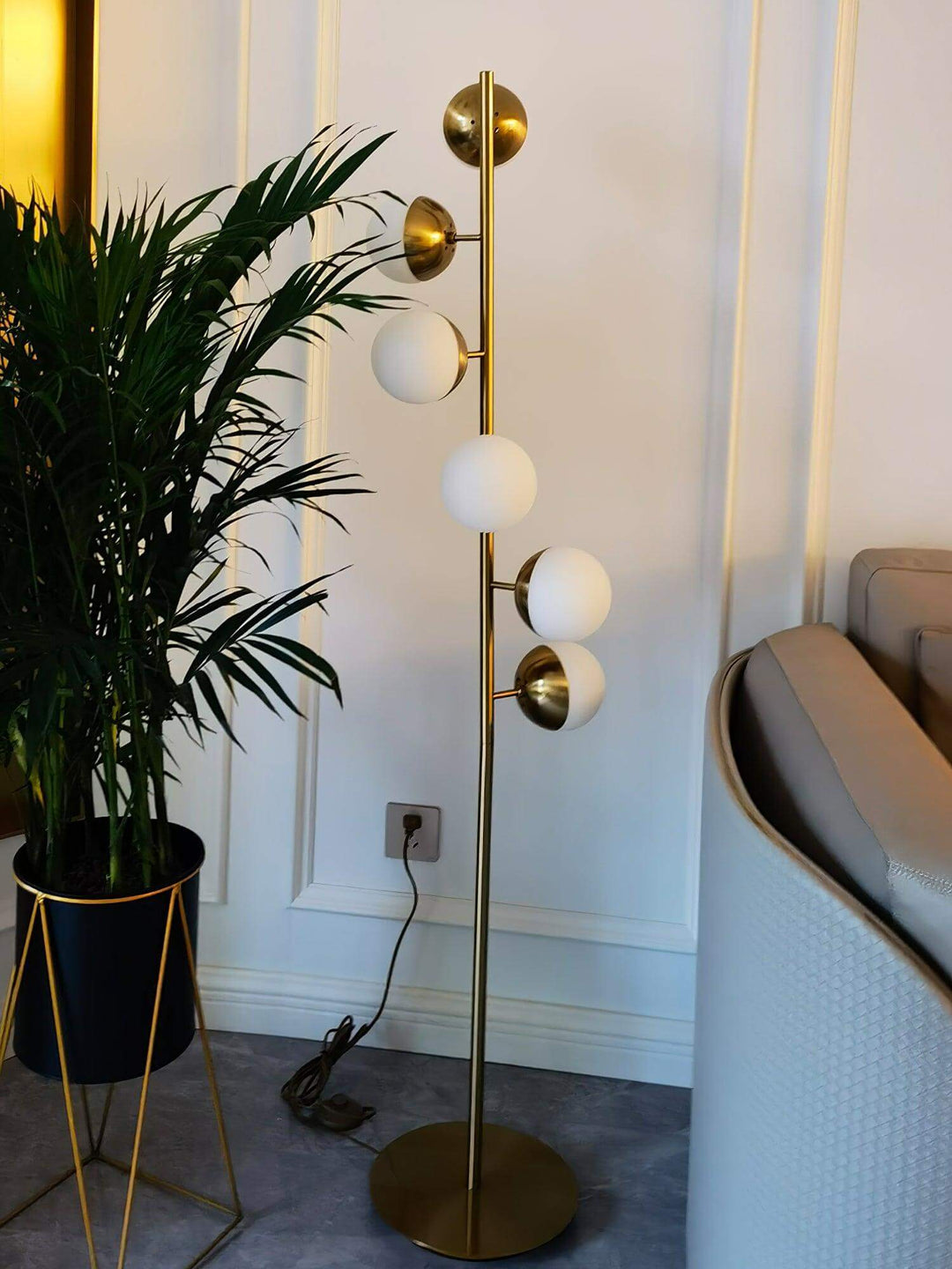 Doppler LED-trælampe